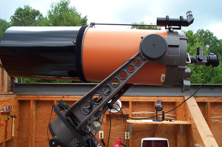 Bay 4 scope at Wallace Astrophysical Observatory